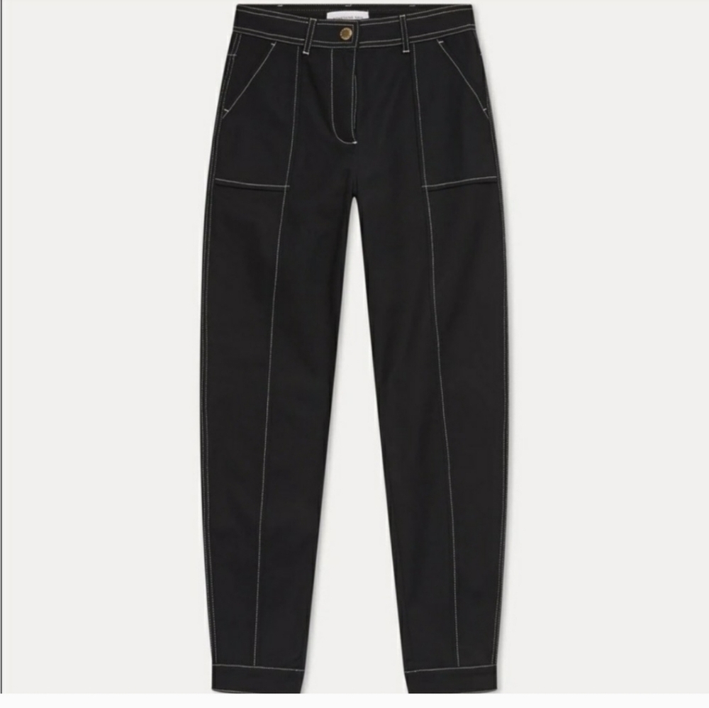 Something Navy Black Contrast Stitch Jeans NWT retail $135. SZ 00 - Picture 4 of 7